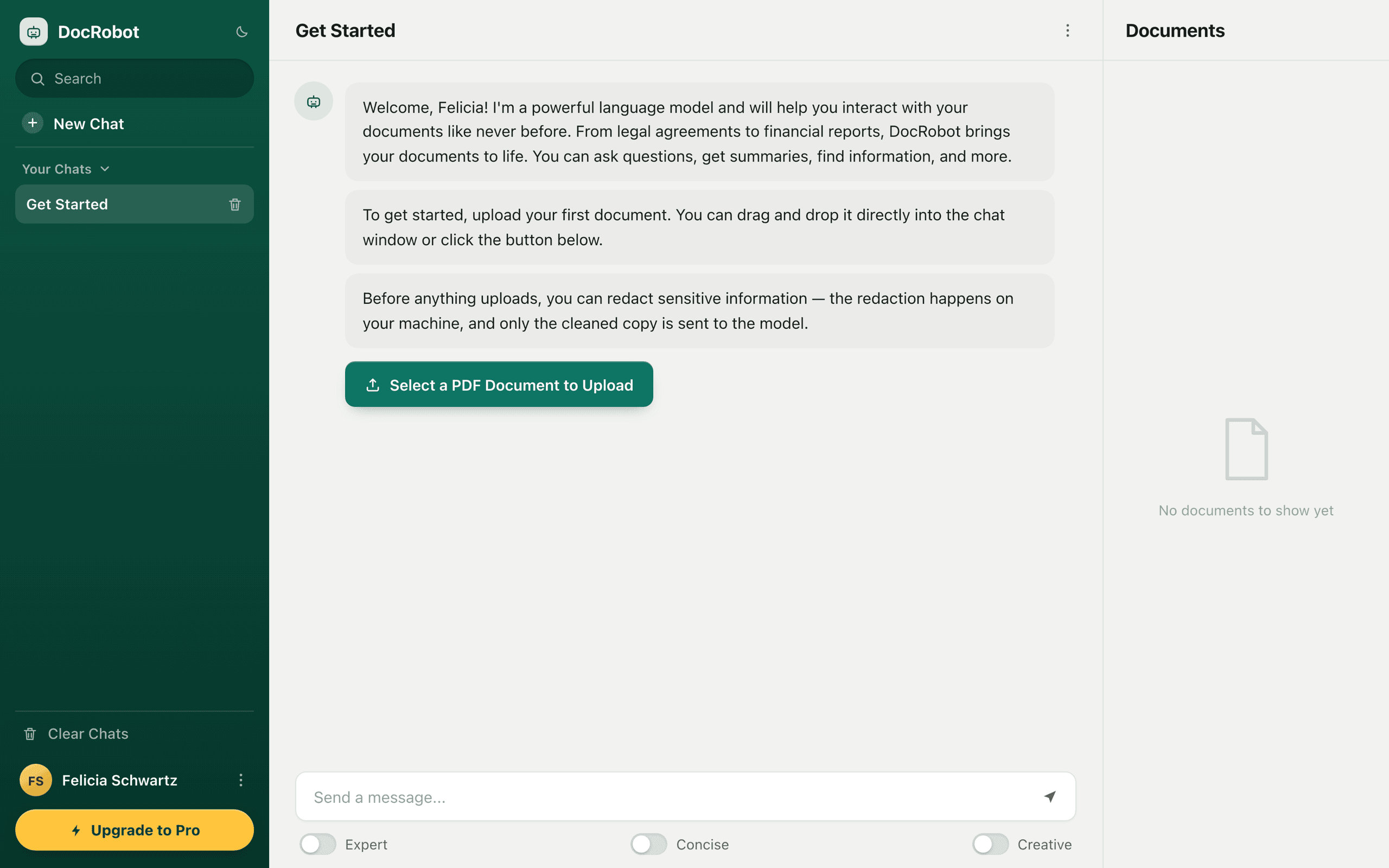 DocRobot — Get started