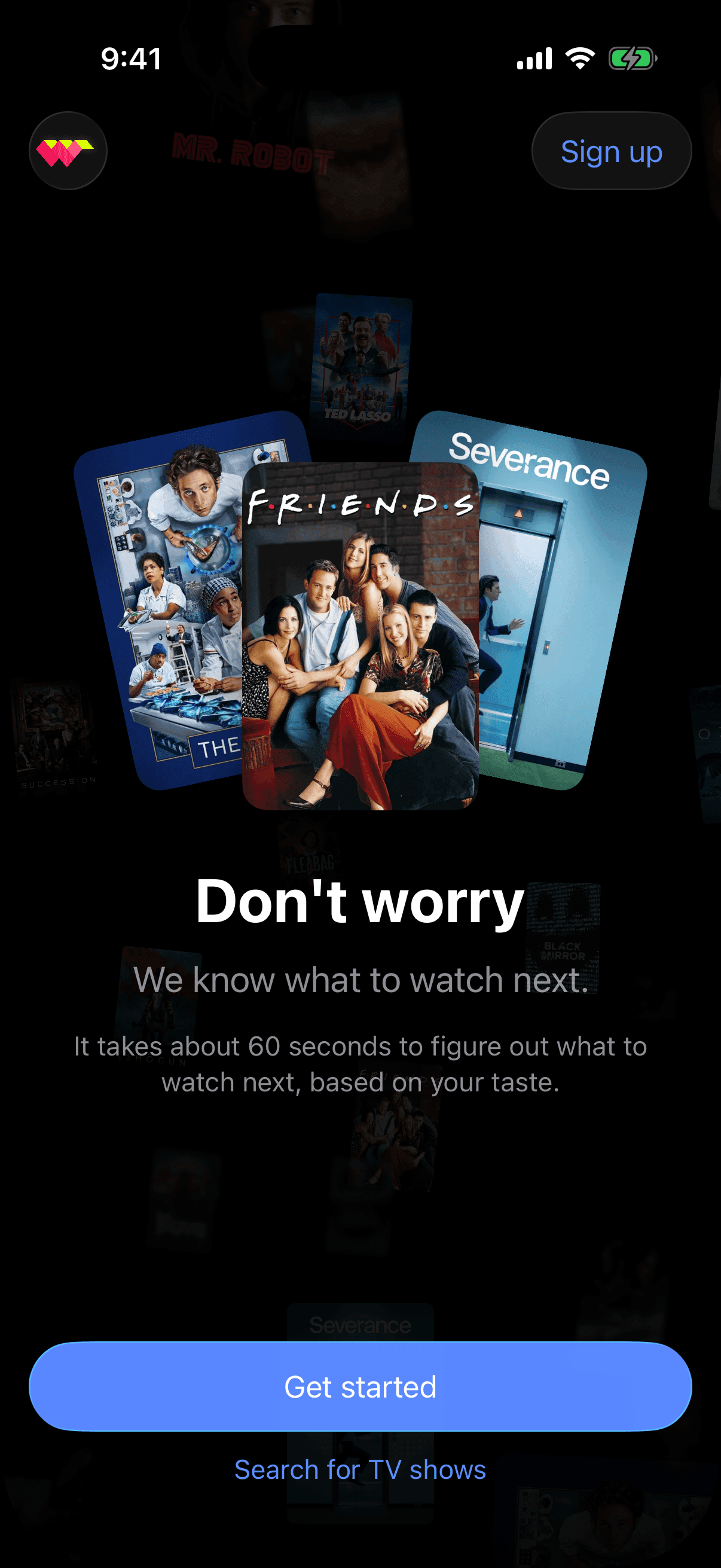 WatchWorthy — Welcome
