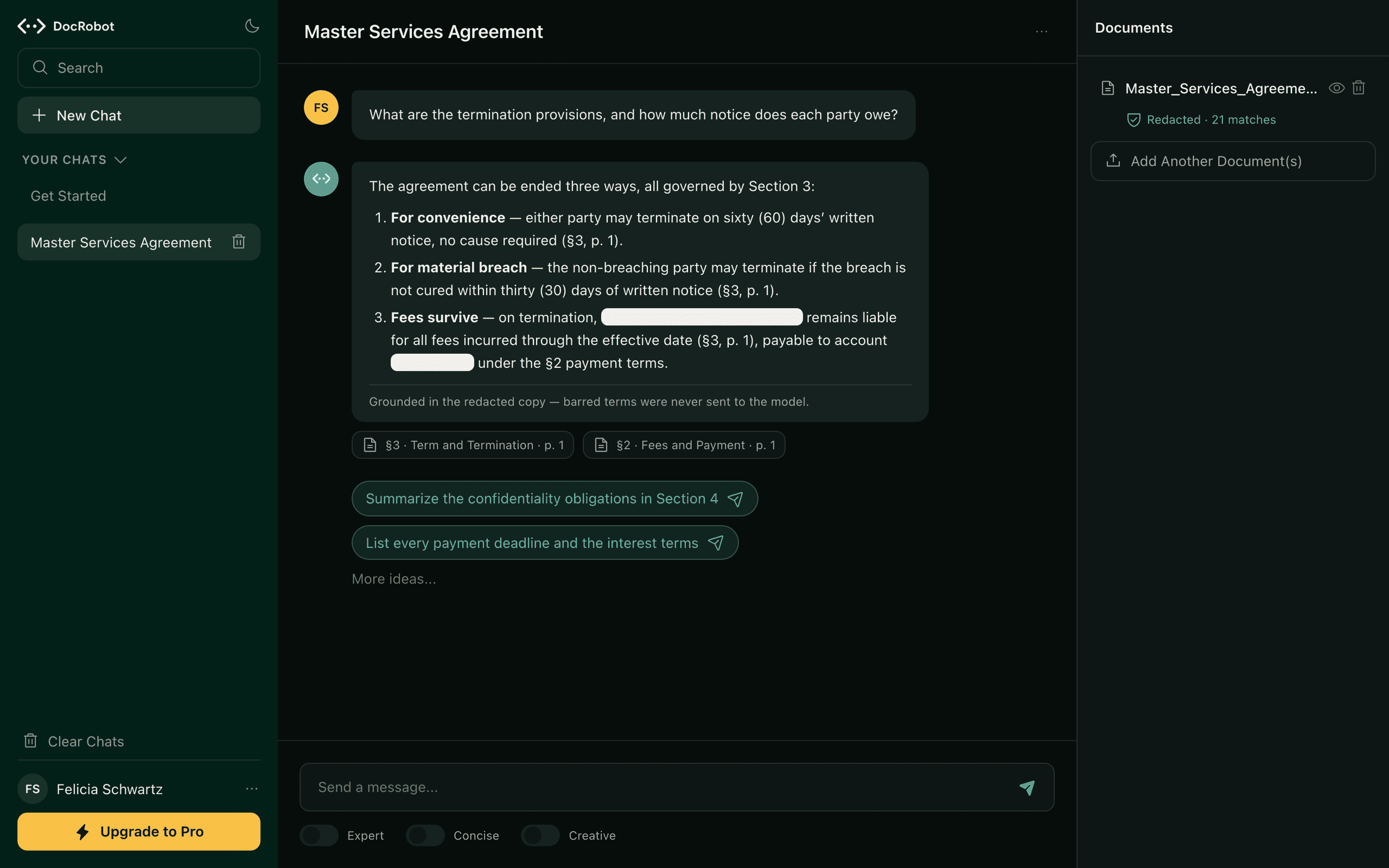DocRobot — Ask the document