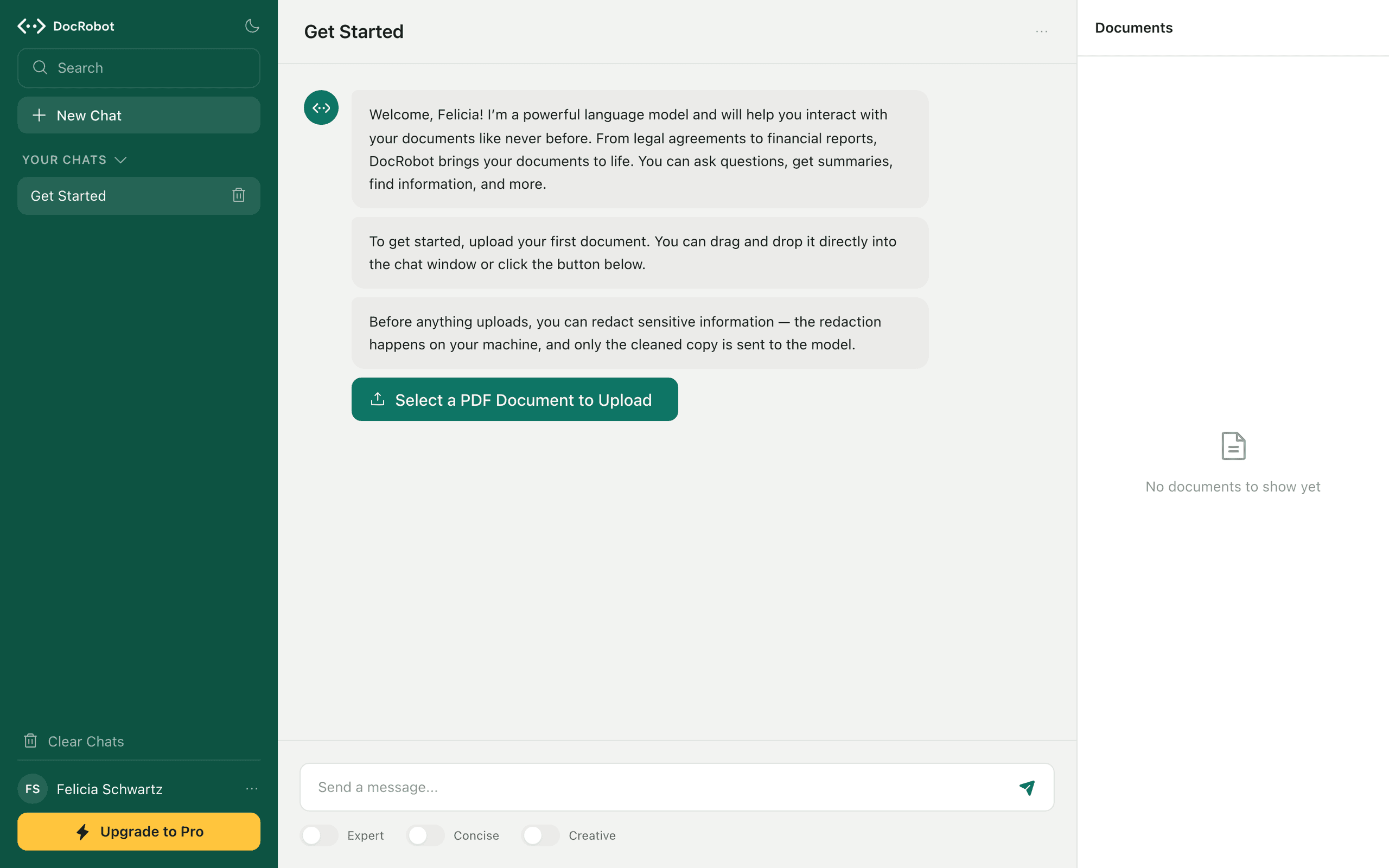 DocRobot — Get started