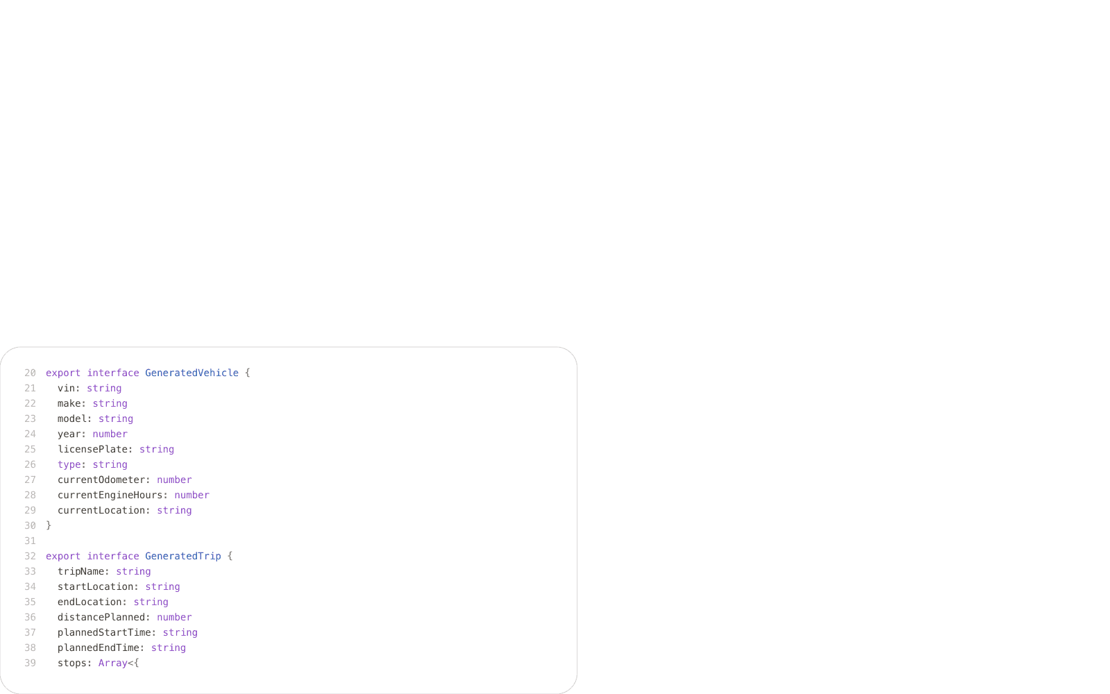 A live fleet-tracking map with AI-generated telemetry, streamed from Postgres — the code behind it
