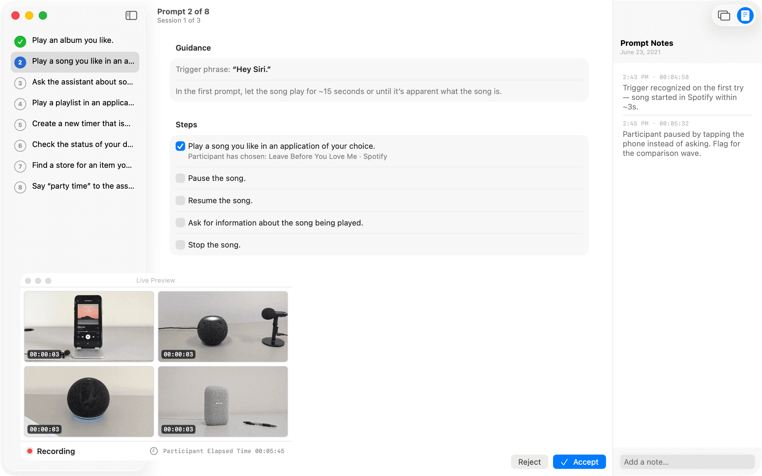 User Study