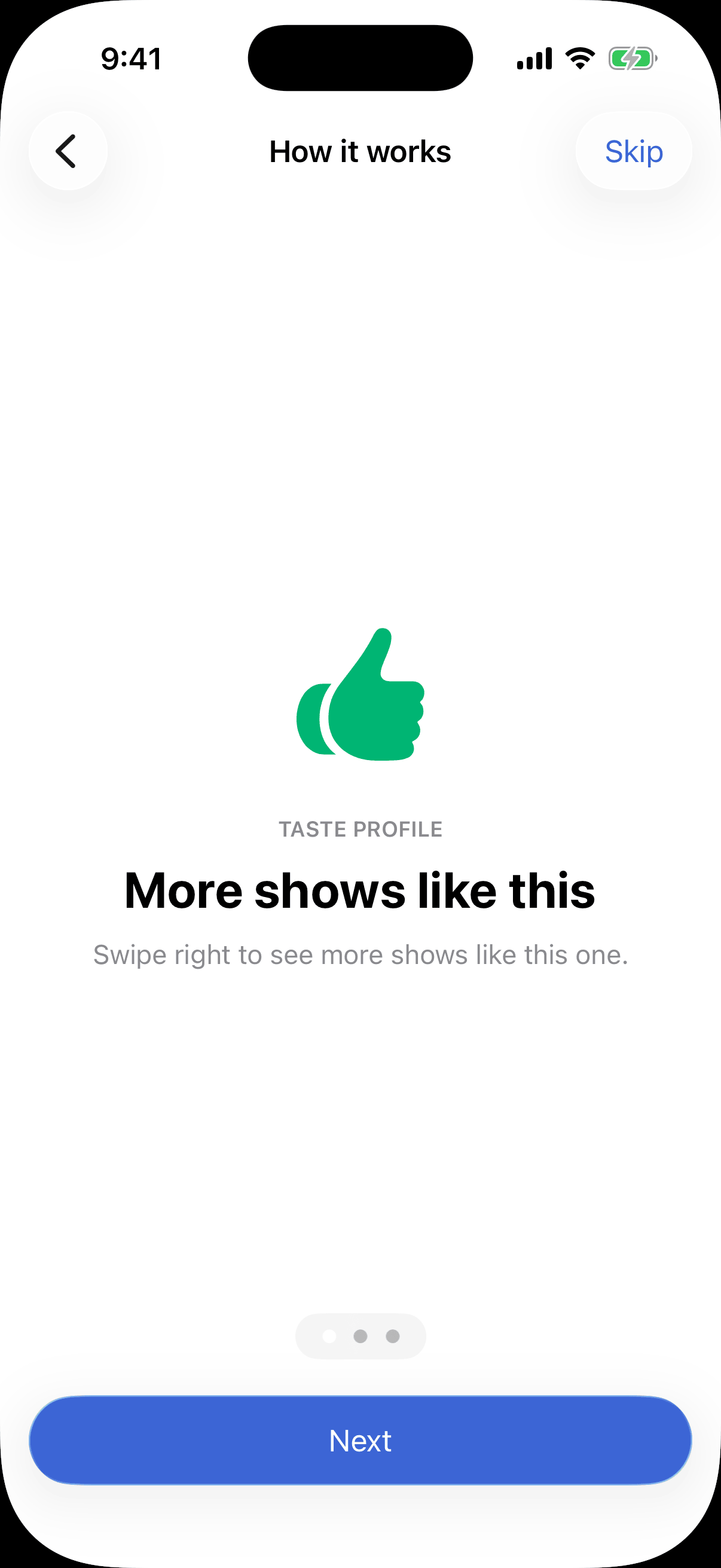 WatchWorthy — Swipe